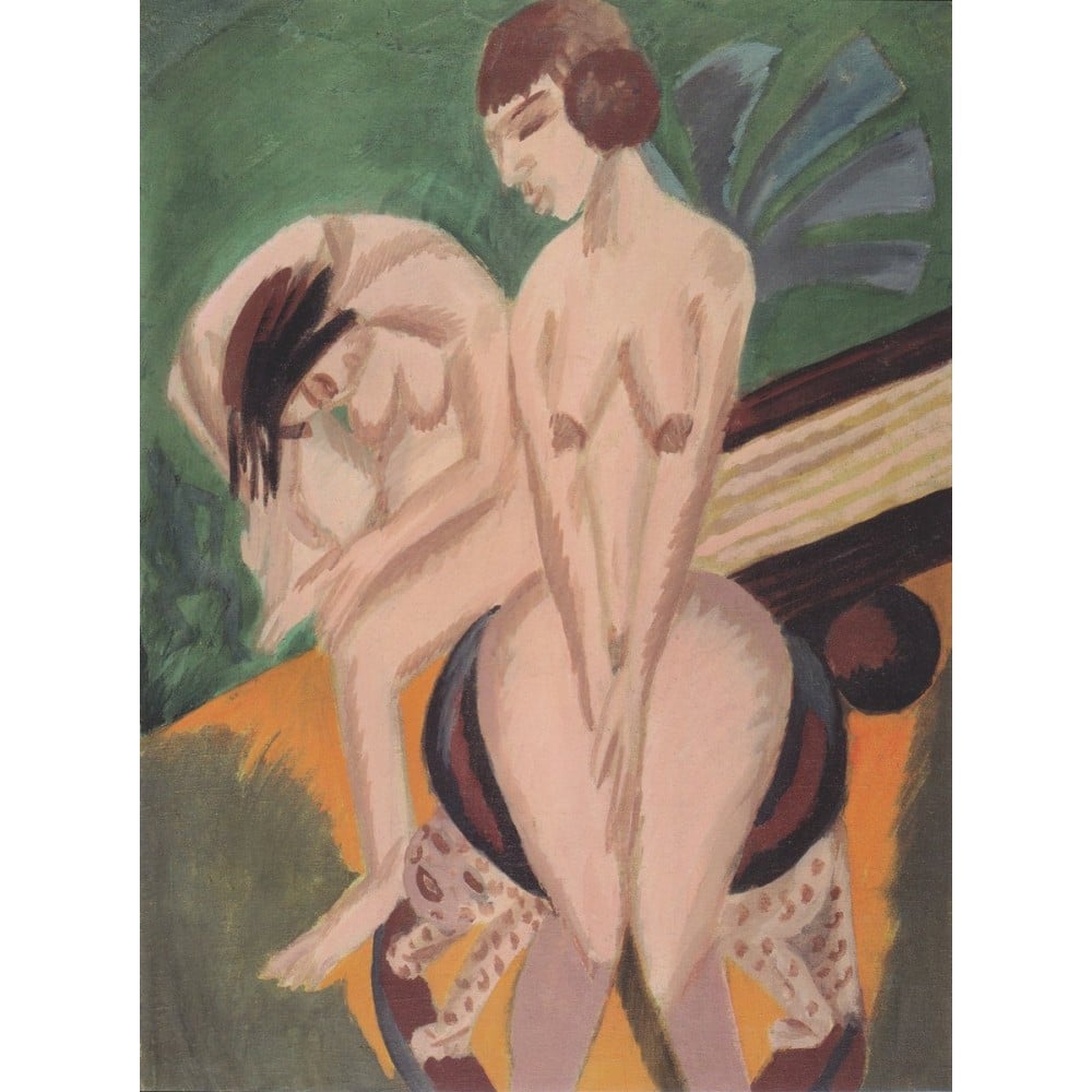 Ernst Ludwig Kirchner Odada İki Çıplak