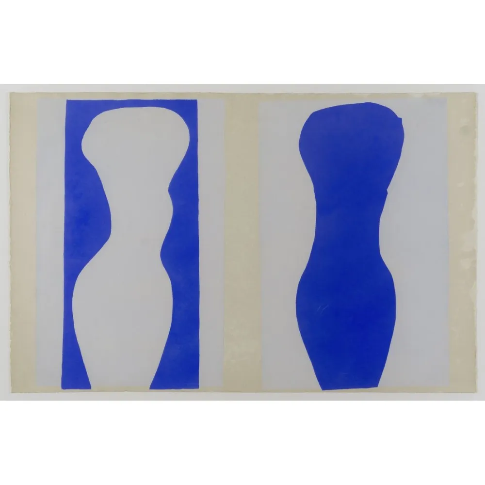 Henri Matisse White Torso And Blue Torso