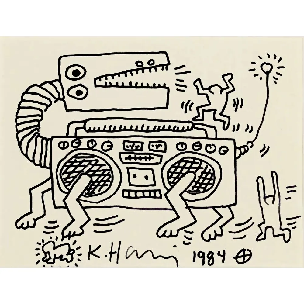 Keith Haring Sans Titre IV