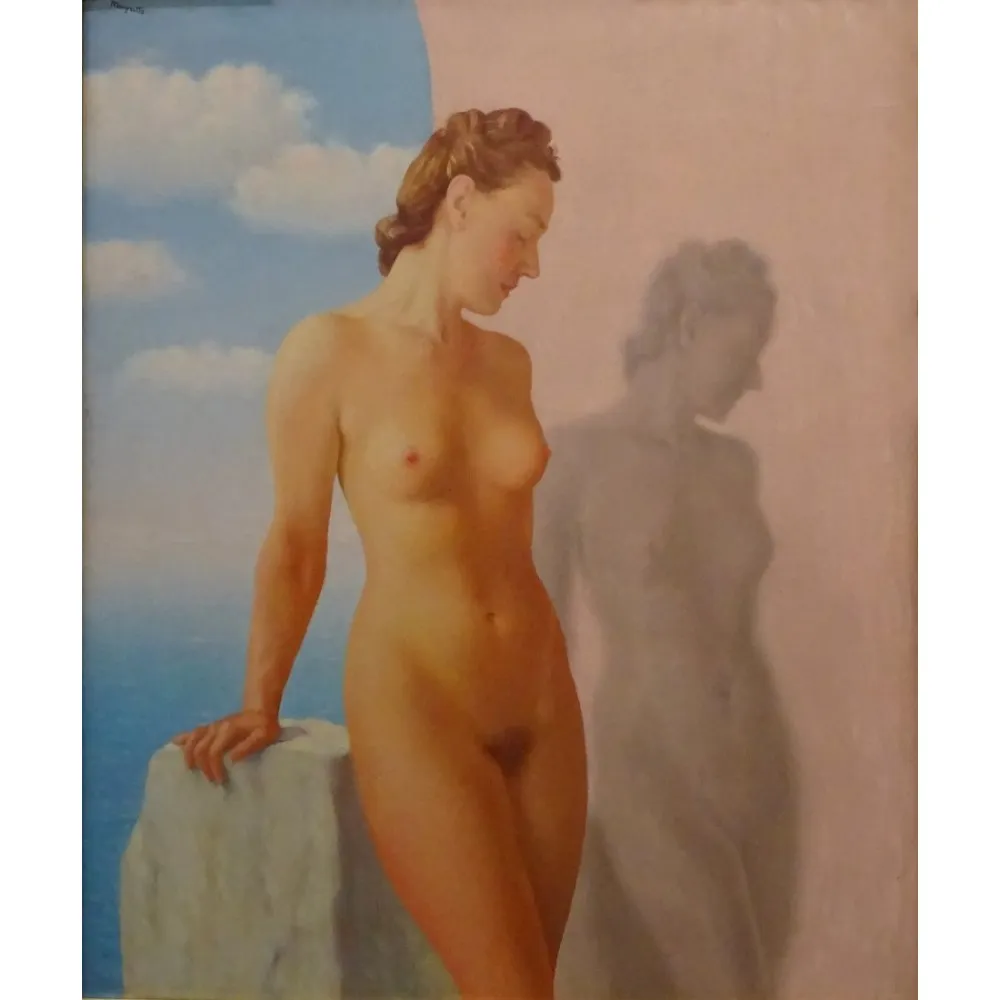 René Magritte Naked in a Dream