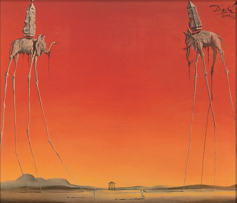 Salvador Dali The Elephants