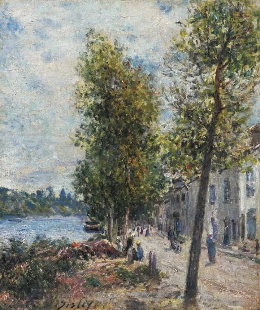 Alfred Sisley Saint Mammes | Arthipo