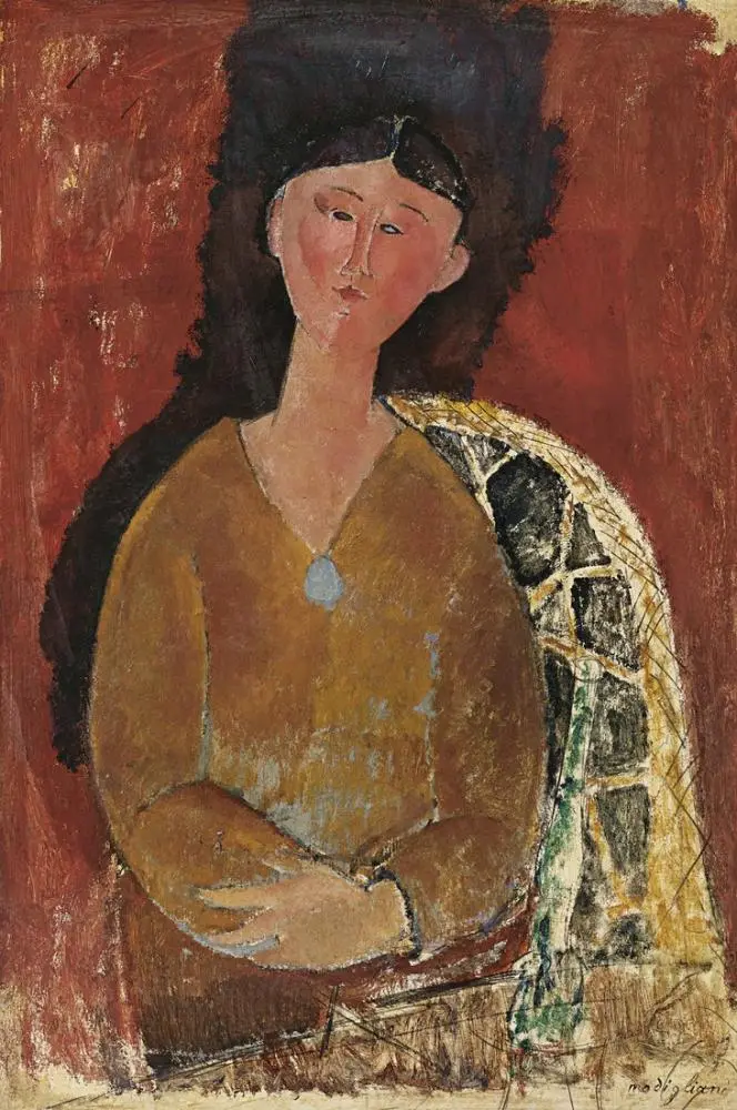 Amedeo Modigliani A Beatrice Hastings Assise