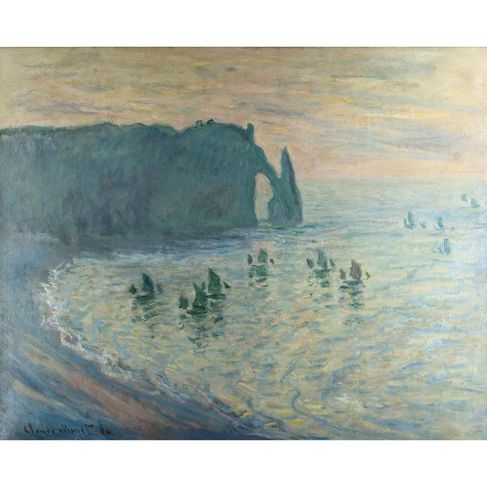 Claude Monet, Cliffs at Etretat 2