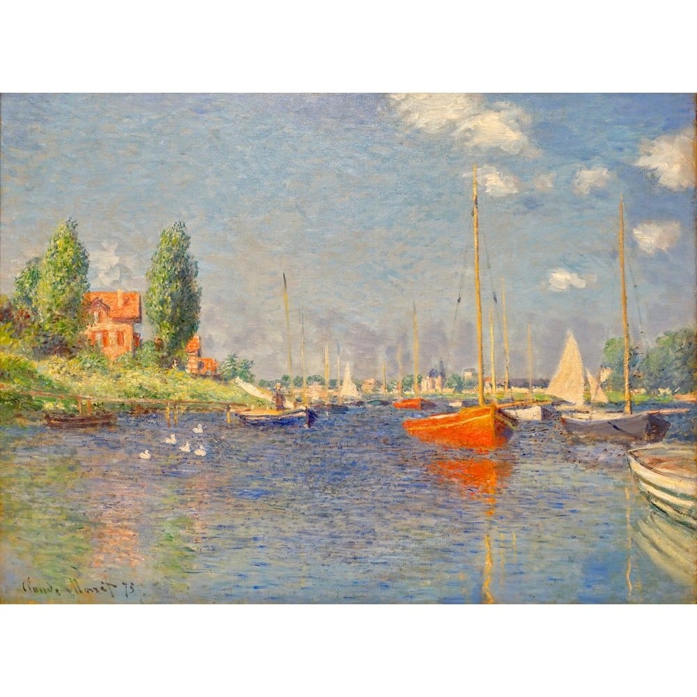 Claude Monet, Red Boats Argenteuil 1