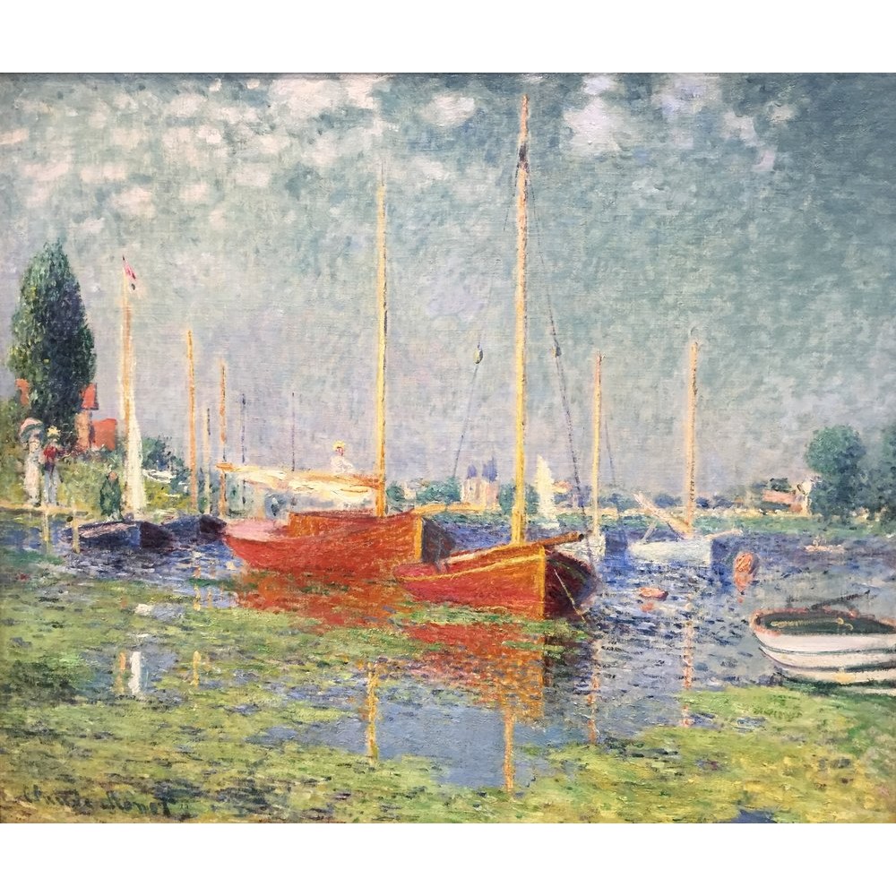 Claude Monet, Red Boats Argenteuil 2