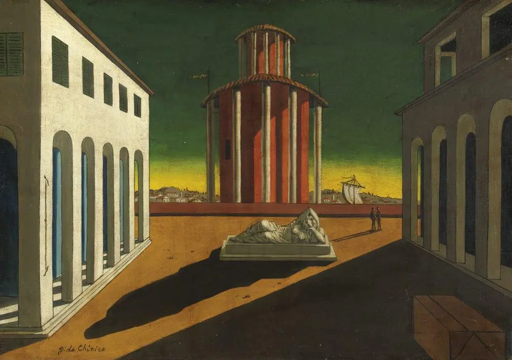 Giorgio De Chirico Piazza D Italia Con Arianna 3 