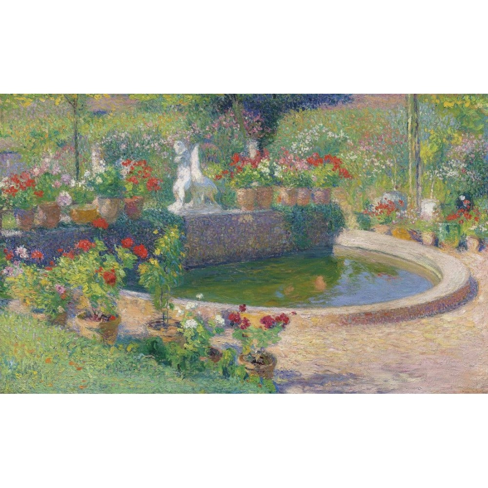 Henri Martin Fountain in Marquayrol