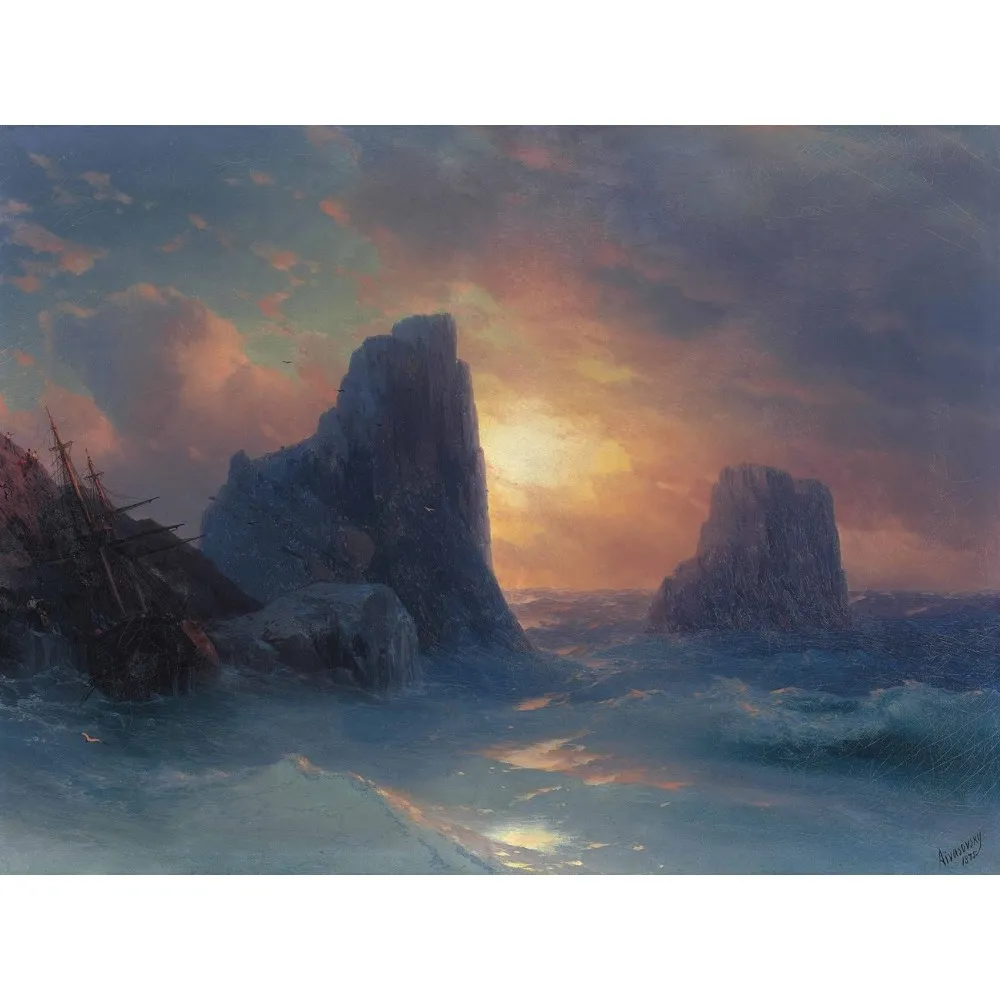 Ivan Aivazovsky The Shipwreck | Arthipo