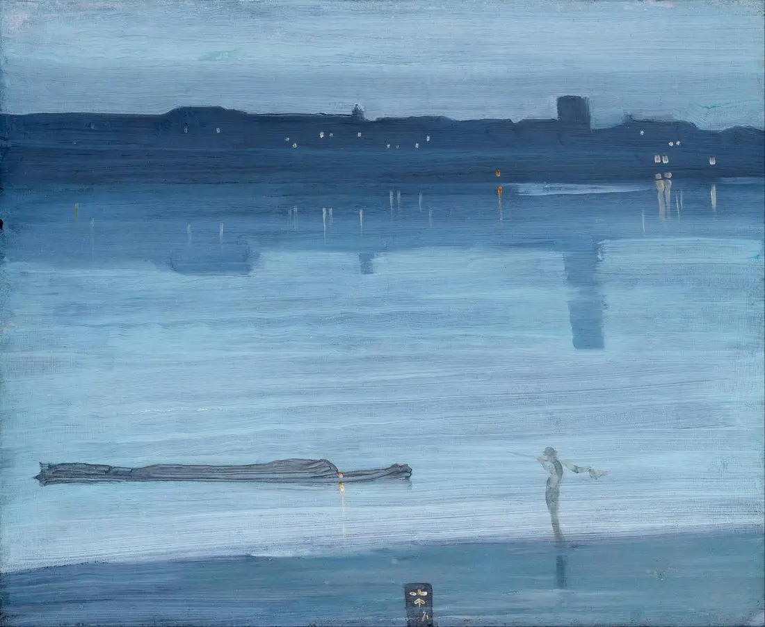 James Abbott McNeill Whistler, Nocturne Blue and Silver Chelsea 