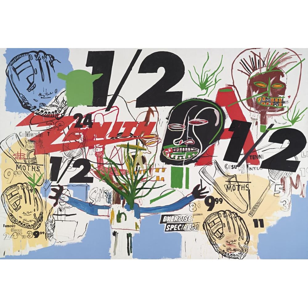 Jean-Michel Basquiat, And Andy Warhol, Collaboration Pieces ...