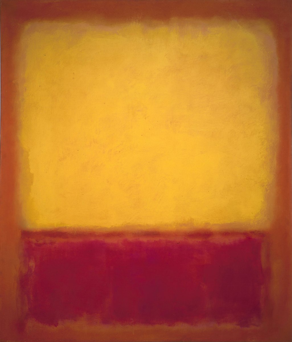 Mark Rothko Yellow Over Purple 1956