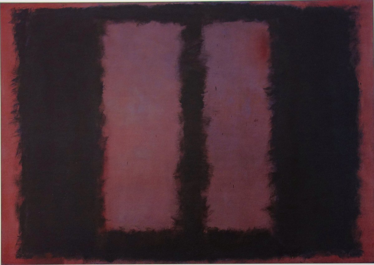 Mark Rothko Black On Maroon