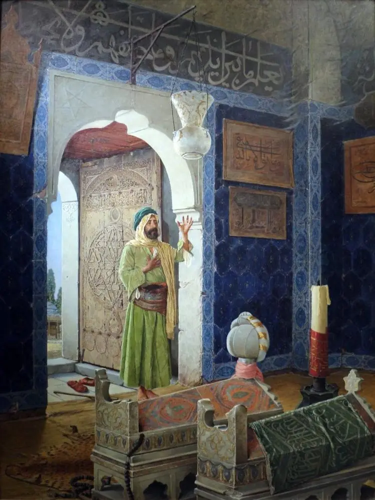 Dervish At The Tomb Of Childs, Osman Hamdi Bey | Arthipo