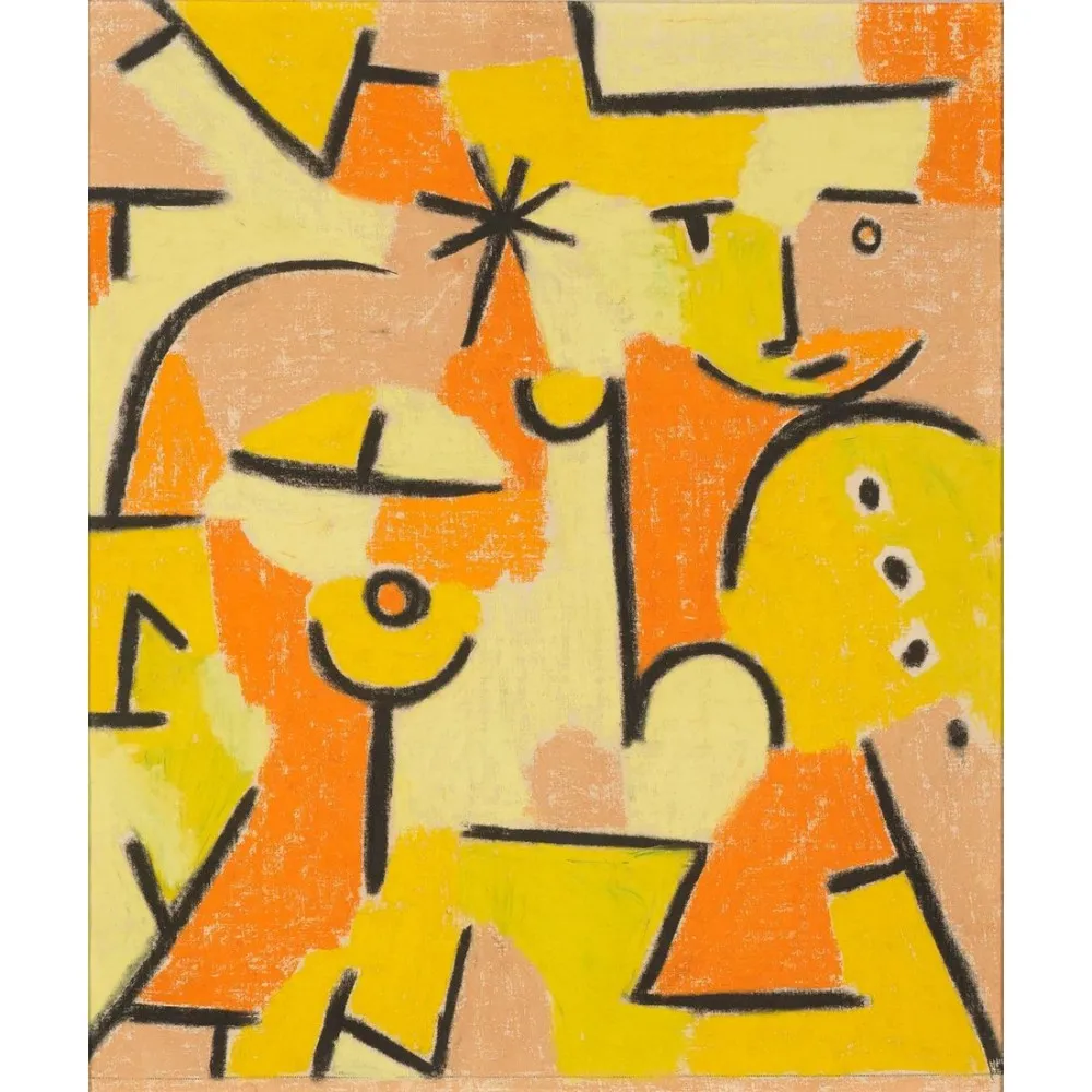 Paul Klee Figure In Yellow | Arthipo