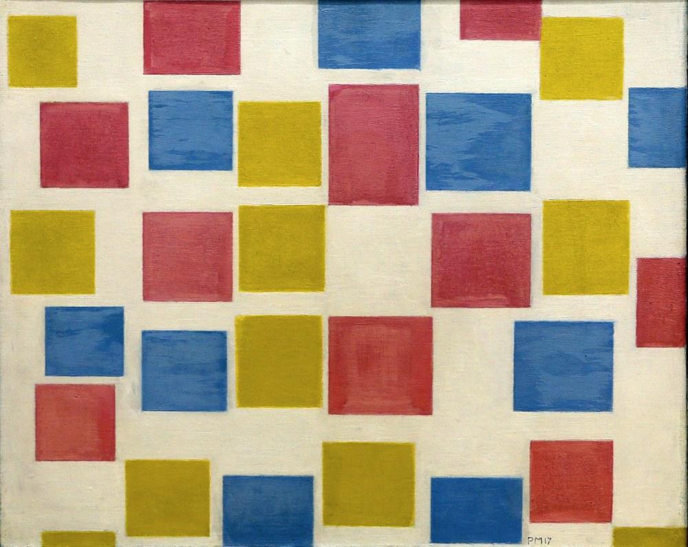 Download Composition with Colored Backgrounds, Piet Mondrian