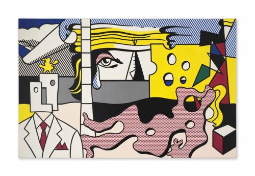 Roy Lichtenstein, Landscape with Figures Pop Art Art Movements Roy Lichtenstein, Landscape with FiguresRoy Lichtensteins