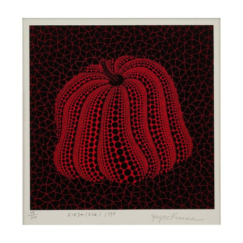 Yayoi Kusama, Red Pumpkin 14