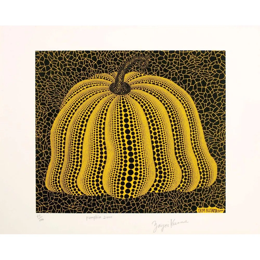 Arthipo Yayoi Kusama Yellow Pumpkin Arthipo