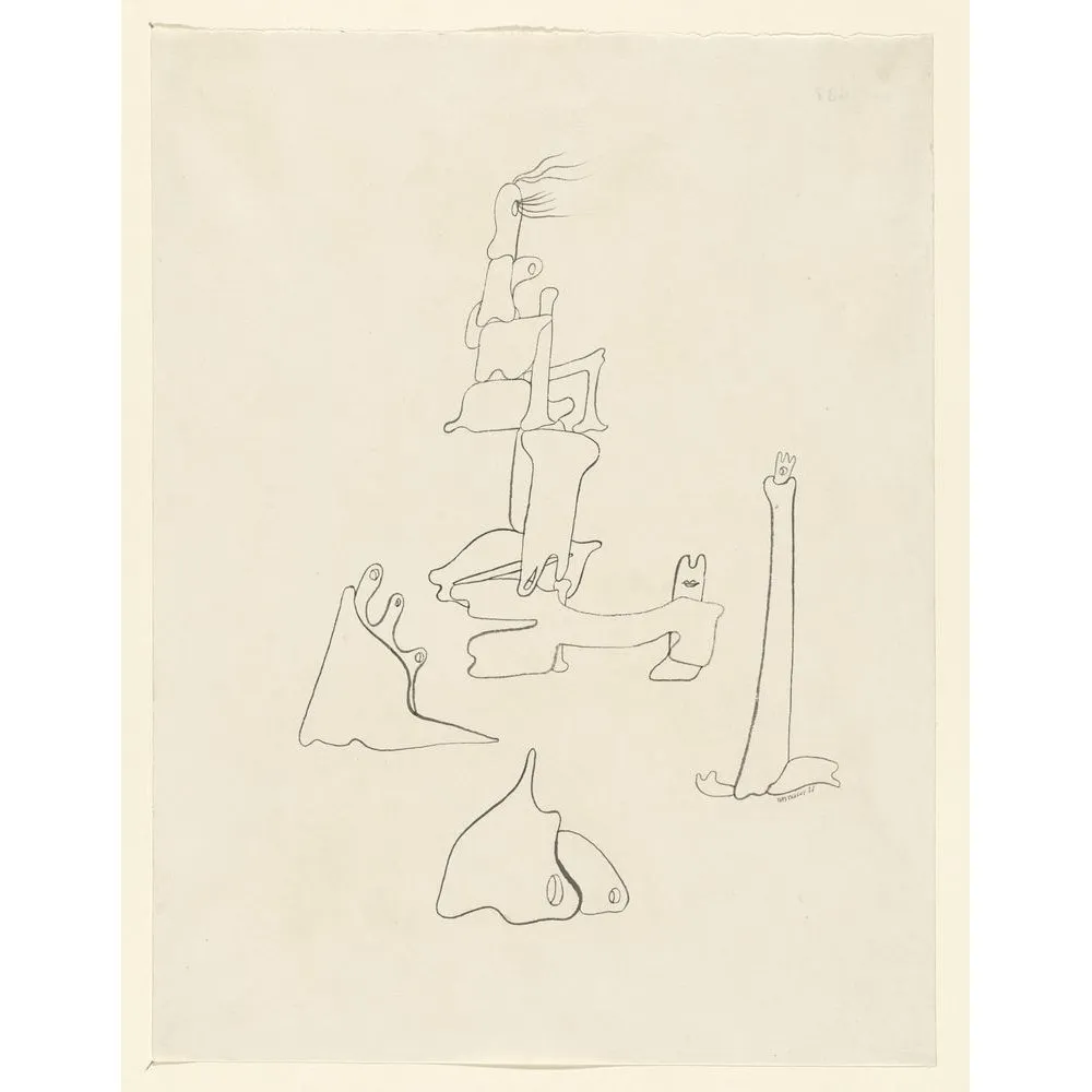 Yves Tanguy Untitled Sketch 25 Arthipo