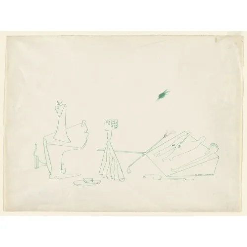 Yves Tanguy Untitled Sketch 26