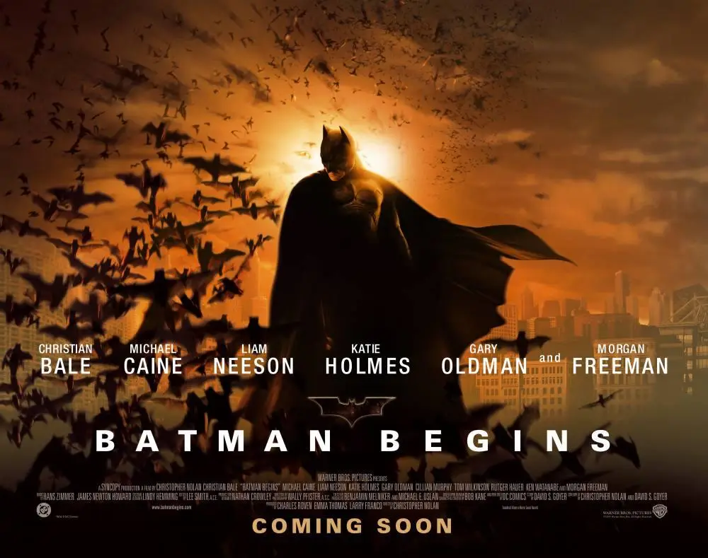 Batman Begins Movie Poster Arthipo