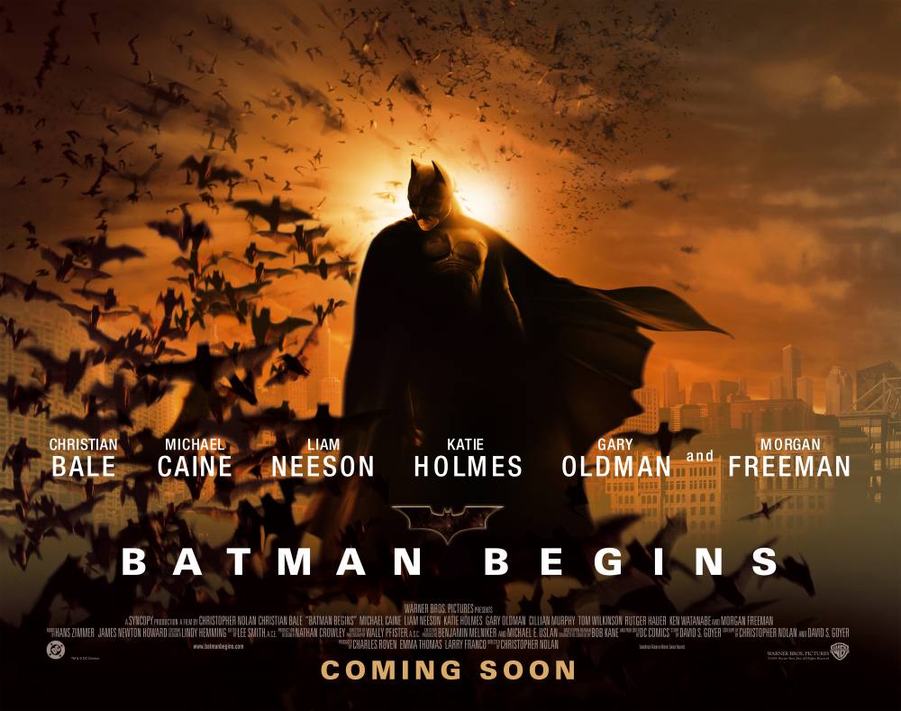 Batman Begins Movie Poster