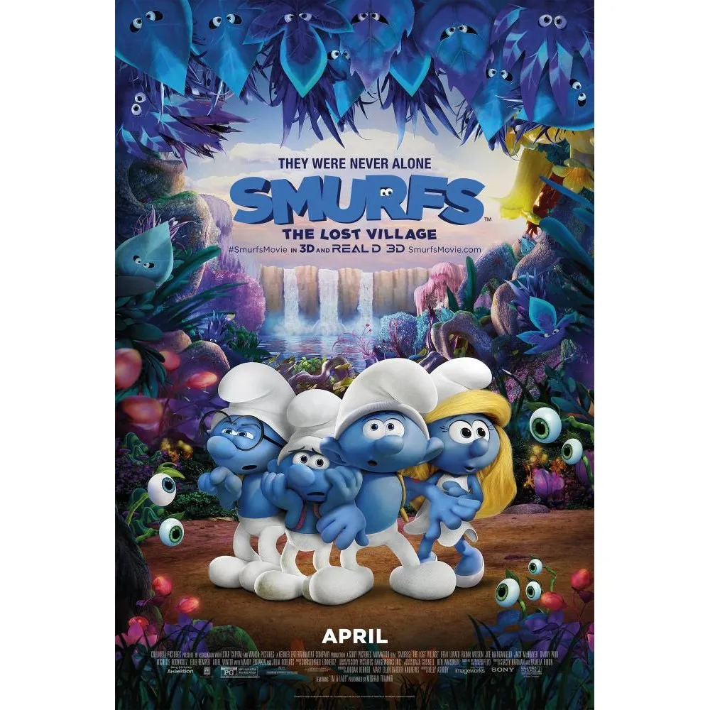 Smurfs Cartoon Movie Poster 2 | Arthipo