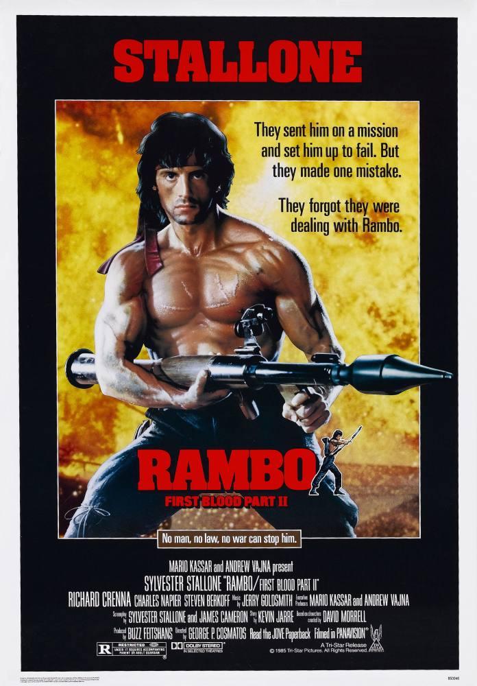 Rambo Sylvester Stallone Movie Poster