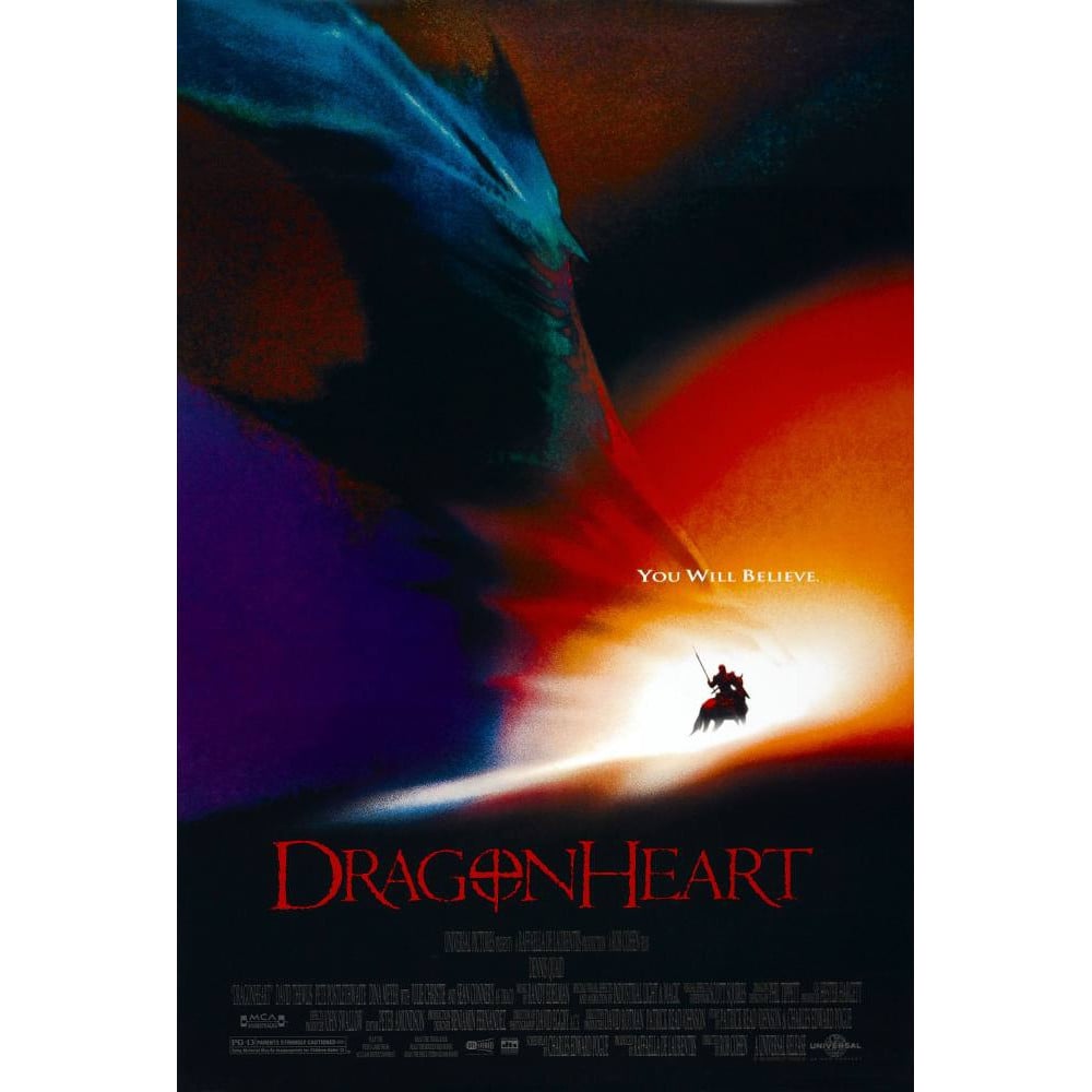 Dragon Heart Movie Poster 2   Pfilm436 Dragon Heart 8dafff24 Movie Ejderha Kalbi Film Posteri 1000x1000 