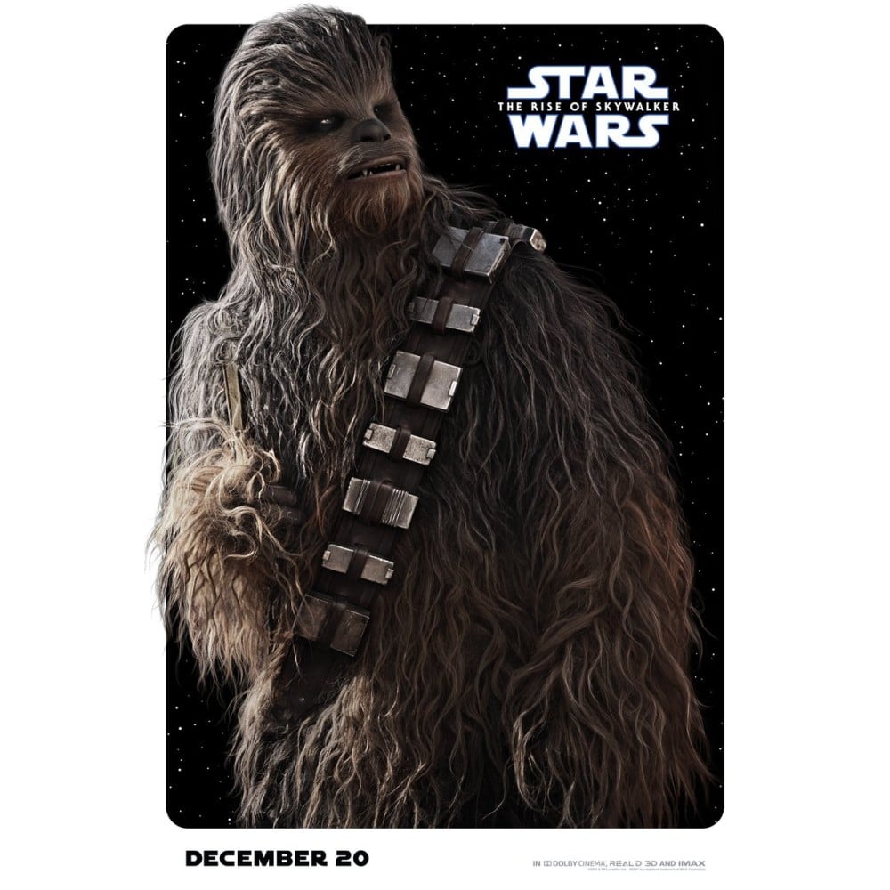 Star Wars Chewbacca Movie Poster