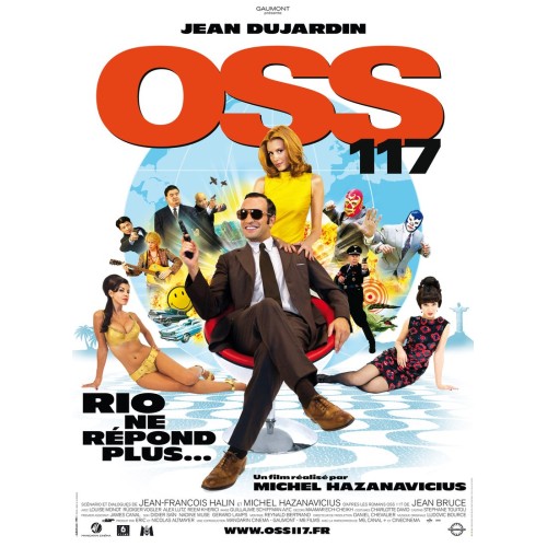 Oss 117 Rio Ne Repond Plus Movie Poster