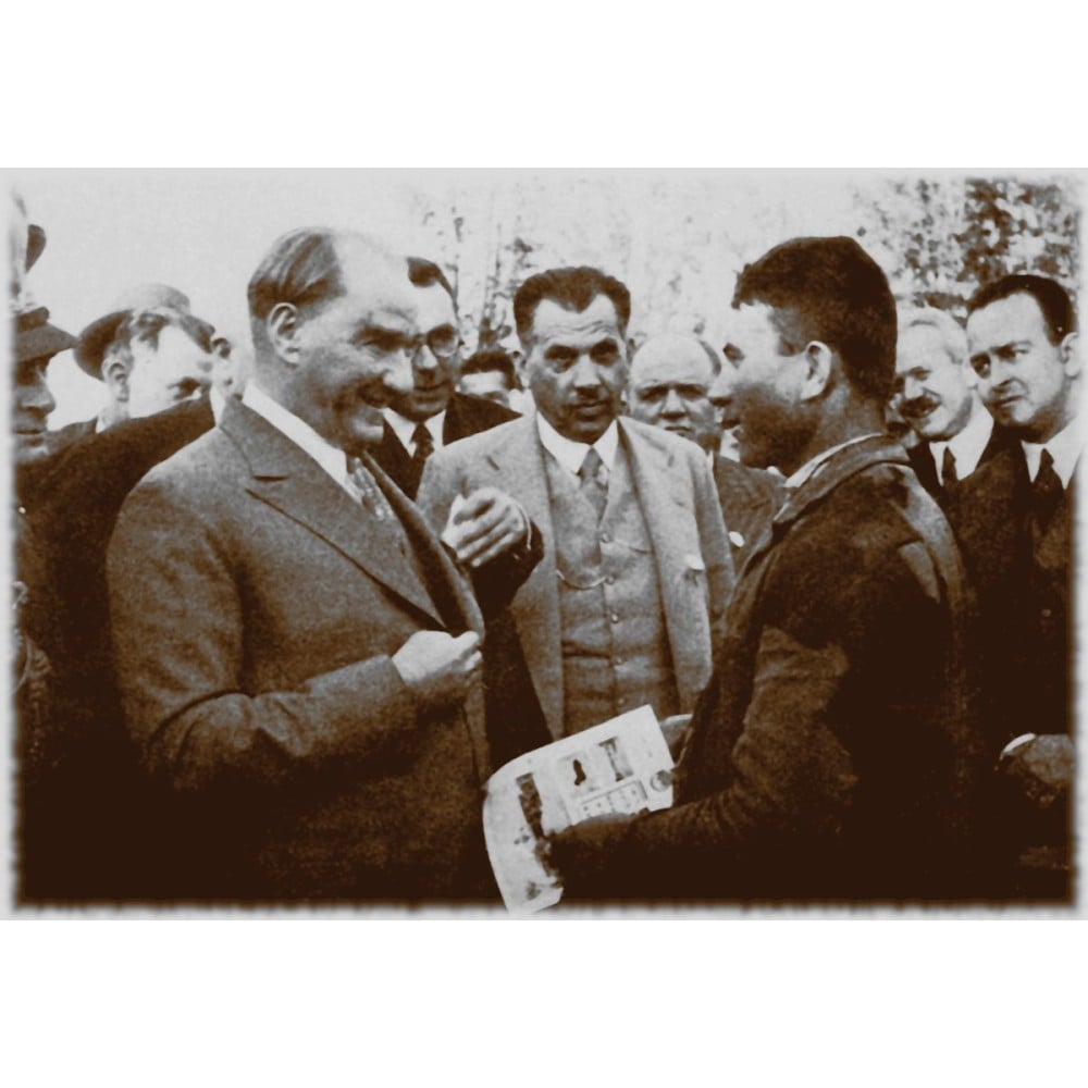 Mustafa Kemal Atatürk Listening to the People