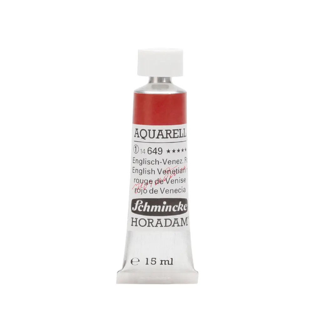 Schmincke H. Aquarell English Venetian Red 649 Watercolor 15 ml | Arthipo