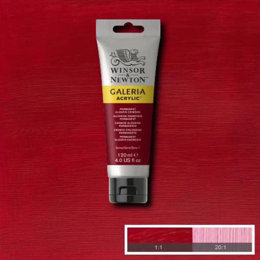 Arthipo, Winsor & Newton Galeria Acyrlic Colour Permanent Alizarin Crimson  120 ml